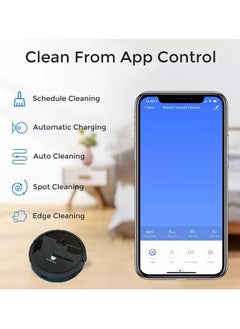 TECKWAVE TW-R12 Smart Robot Vacuum Cleaner with Mop with 3000Pa Suction Power, Auto Recharge, Anti-Fall System & Mop (1 Year Warranty & UAE Service center)  - Image 4