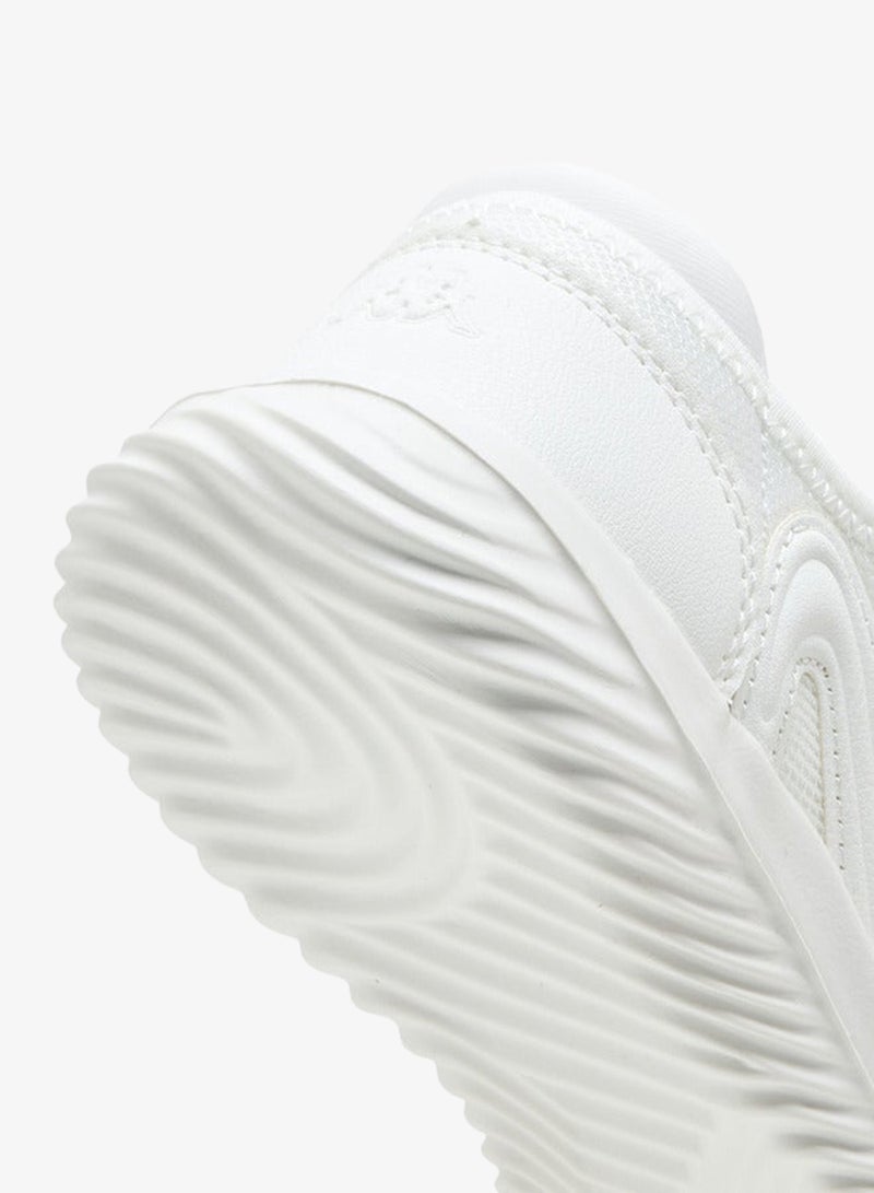 كابا حذاء ماري جين بناتي بنقوش الشعار وإغلاق بشريط لاصق - Image 5