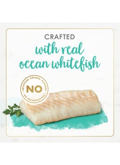 Fancy Feast Y Feast Grain Free Wet Cat Food Pate Gourmet Naturals Ocean Whitefish Recipe  (Pack Of 12) 3 Oz. Cans  - Image 3