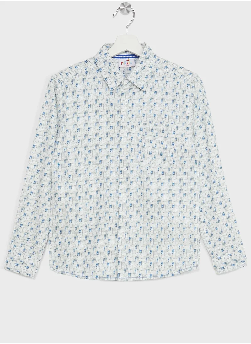 Pinata Boys Printed Shirt And Pant Set