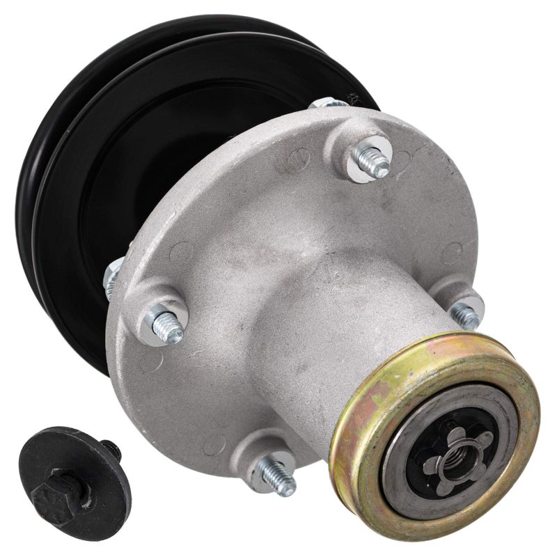 8TEN Deck Spindle Assembly with Pulley for Husqvarna 48 52 61 inch EZ 4216 4217 539112170 532173436 - Image 3