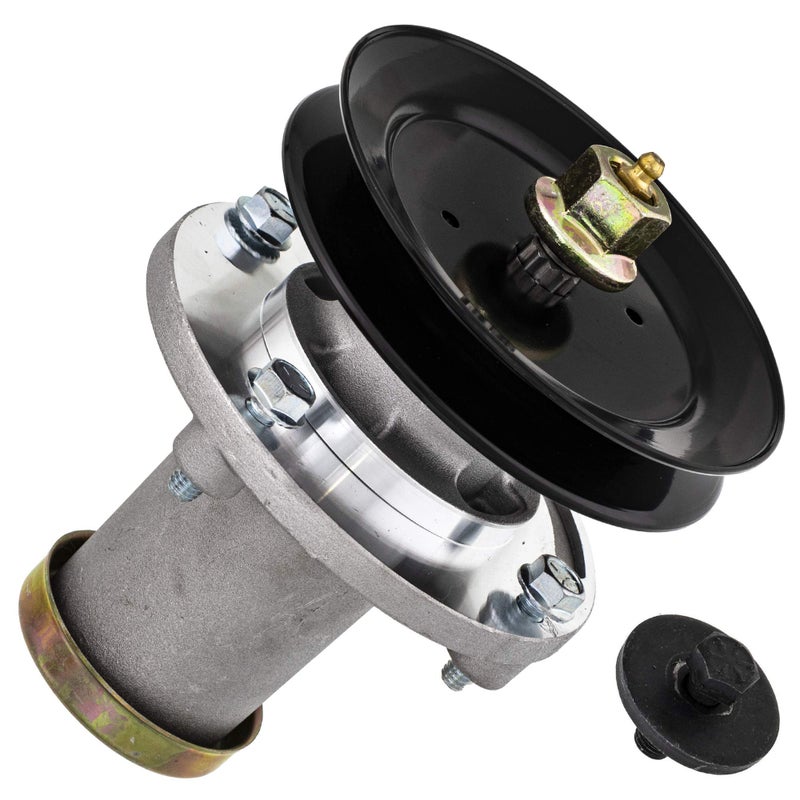 8TEN Deck Spindle Assembly with Pulley for Husqvarna 48 52 61 inch EZ 4216 4217 539112170 532173436 - Image 2