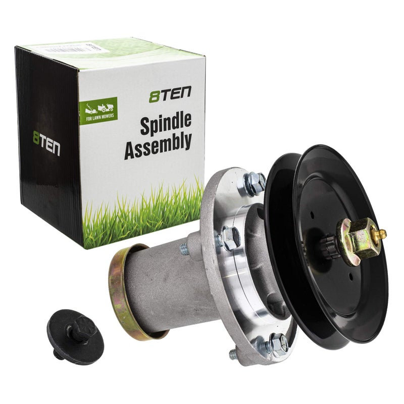 8TEN Deck Spindle Assembly with Pulley for Husqvarna 48 52 61 inch EZ 4216 4217 539112170 532173436 - Image 1