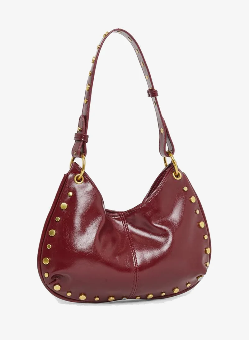 Styli  Styli Studded Shoulder Bag with Chain Detail for Women | Best Price UAE