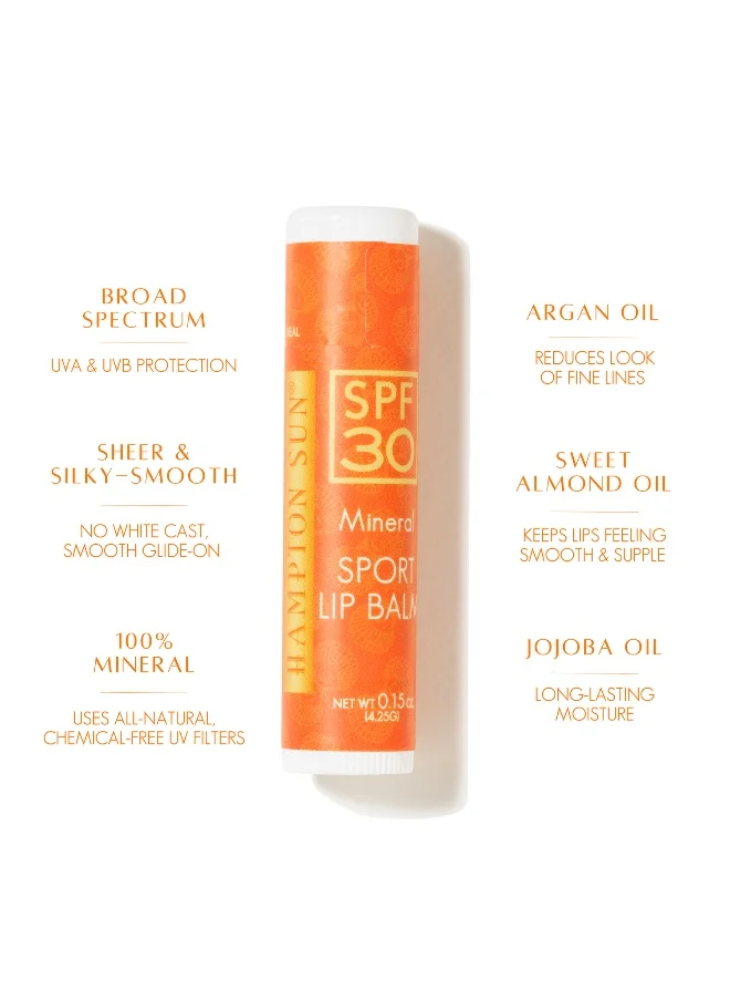 Hampton Sun SPF 30 Mineral Sport Lip Balm