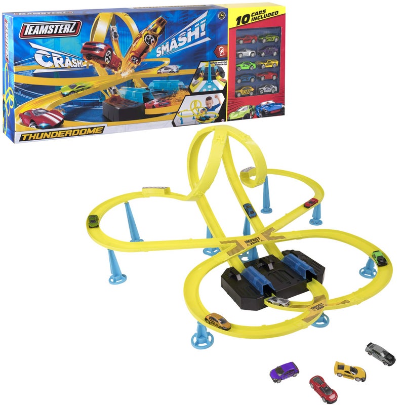 Teamsterz 1416444 Thunder Dome Track Set and 10 Cars - Image 4