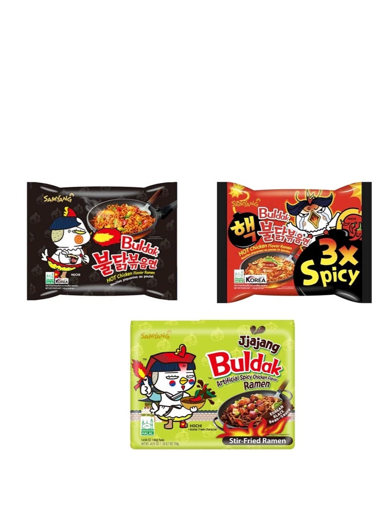 ساميانغ ساميانج نودلز الدجاج الكورى الحار بمذاق كاربونارا - ٣اكس - الزنجبيل  3*140 جرام - Image 1