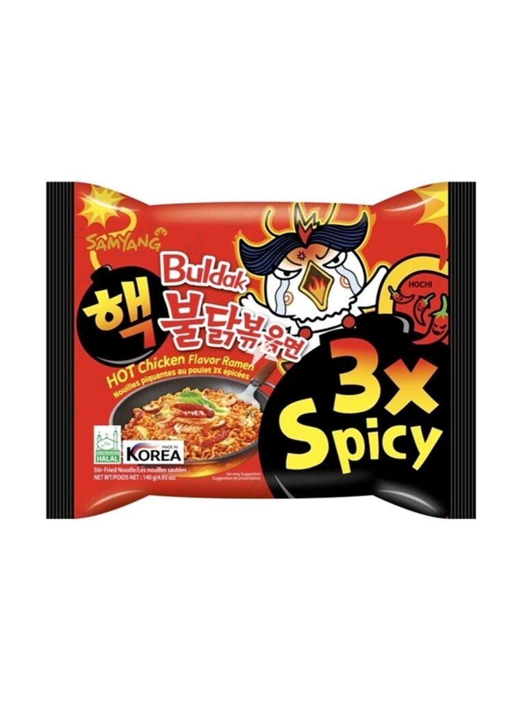 ساميانغ ساميانج نودلز الدجاج الكورى الحار بمذاق كاربونارا - ٣اكس - الزنجبيل  3*140 جرام - Image 4