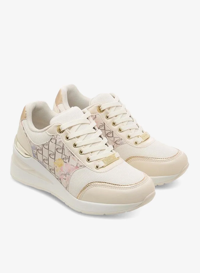 Paprika BEIGE Women Lace-Up Ankle Sneakers for Women | Best Price UAE