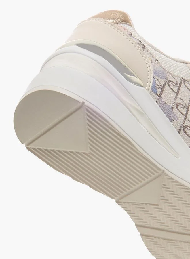 Paprika BEIGE Women Lace-Up Ankle Sneakers for Women | Best Price UAE