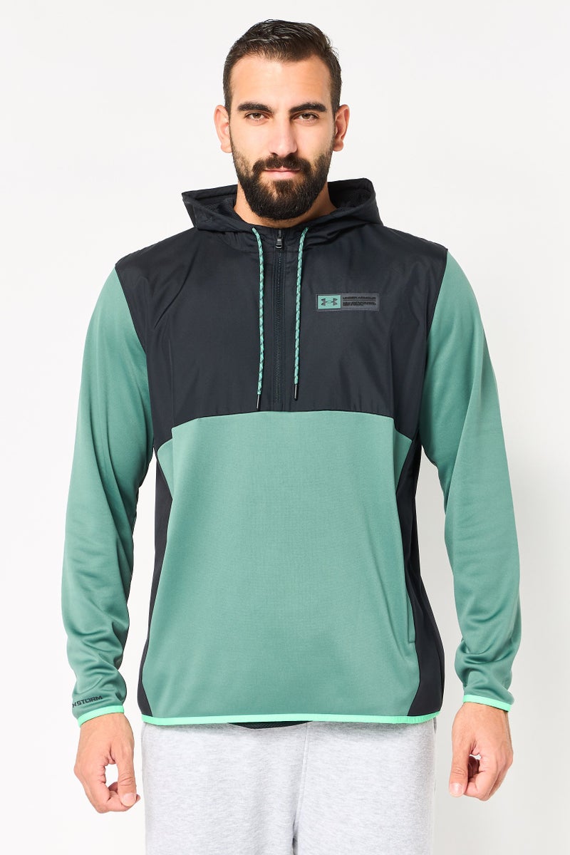 UNDER ARMOUR Men Loose Fit Long Sleeve Outdoor Hoodie, Multicolor - Image 1