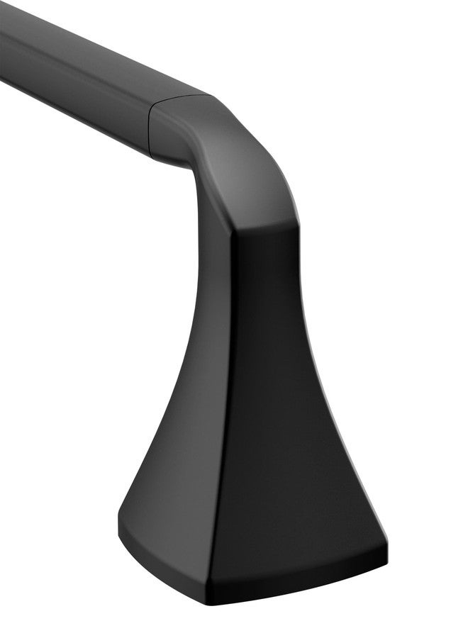 Moen Voss Matte Black Towel Bar, YB5118BL - Image 5