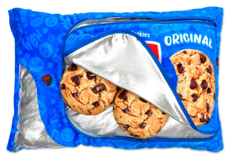 iscream Chips Ahoy Package Pillow Set with Mini Chips Ahoy Cookie Pillows