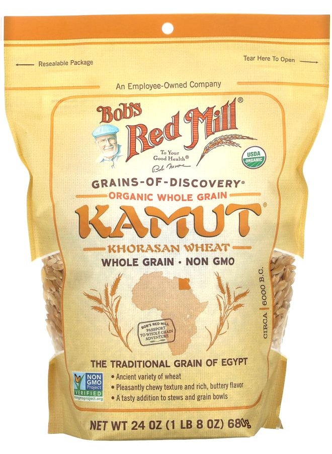 Bob's Red Mill Organic Kamut Whole Grain 24 oz (680 g) 