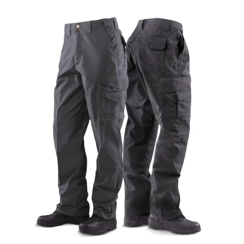 Tru-Spec 24-7 Original Tactical Pants for Men - Durable, Water-Resistant Cargo Work Pants with Concealed Carry and Knee Pad Openings, Charcoal - 34W x 30L - Image 1