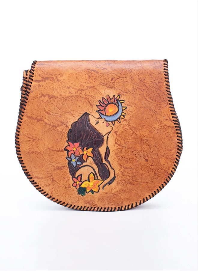 Sheer Fashionable Leather Crossbody Bag  - Image 2