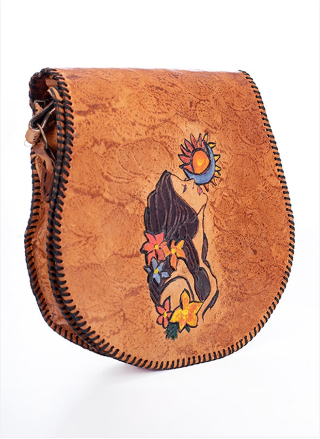 Sheer Fashionable Leather Crossbody Bag  - Image 3