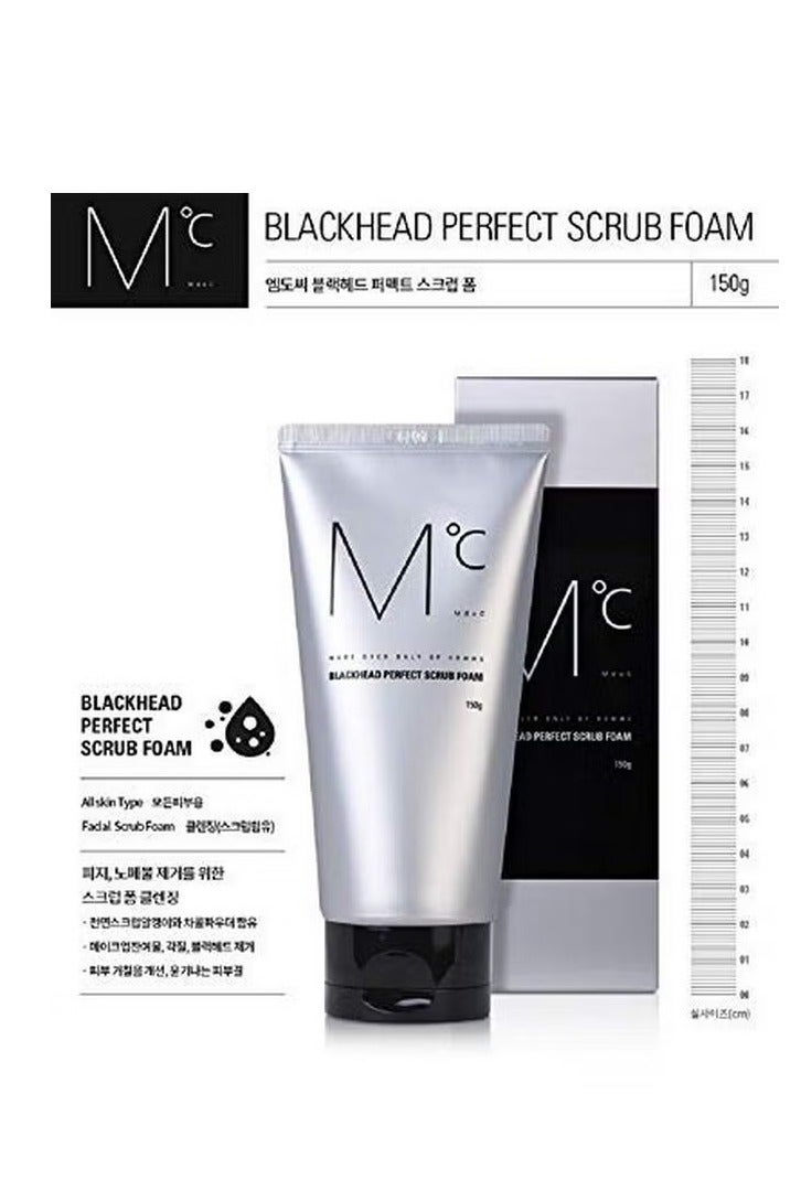 أم دوك العناية بالبشرة للرجال - MdoC Blackhead Perfect Scrub Foam 150g - Image 2