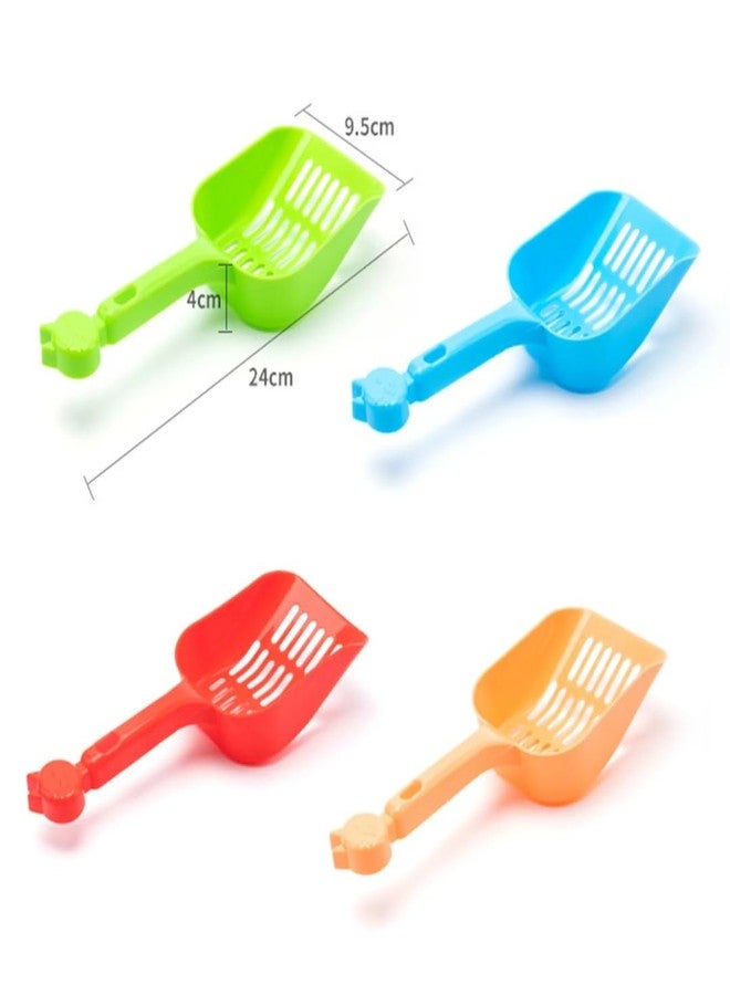 PET FUN Durable Cat Litter Scooper | Lightweight Poop Scoop for Cats | Sturdy Cat Litter Sifter with Comfortable Grip Handle | Suitable for All Litter Boxes (Green) - Image 4