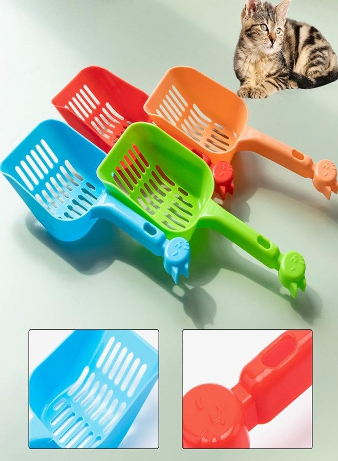 PET FUN Durable Cat Litter Scooper | Lightweight Poop Scoop for Cats | Sturdy Cat Litter Sifter with Comfortable Grip Handle | Suitable for All Litter Boxes (Green) - Image 5