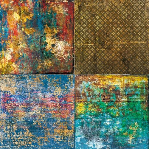 YASMEN Vintage Scrapbook Paper Pad, 6x6 Single-Sided Valentine Cardstock Paper Pads for Card Making, Journals, Planner, DIY Envelopes, Greeting Cards,Gift Card, Decorative Art Craft -24 Sheets - Image 2