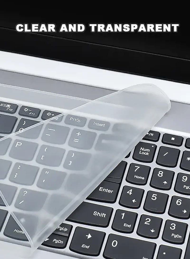 15 To 17 Inches Laptop Keyboard Case Notebook Keyboard Skin Protector Cover,Keyboard Protective Film Clear - Image 3