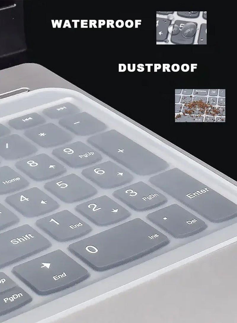 15 To 17 Inches Laptop Keyboard Case Notebook Keyboard Skin Protector Cover,Keyboard Protective Film Clear - Image 5