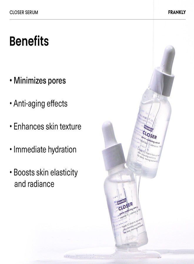 FRANKLY Pore-Perfecting Duo : Closer Serum & AHA 8.05 Toner | Pore Minimizer, Anti-Aging, Glycolic Acid & Peptide Formula | Smooths Skin Texture & Boosts Radiance | Korean Skincare Set - Image 5