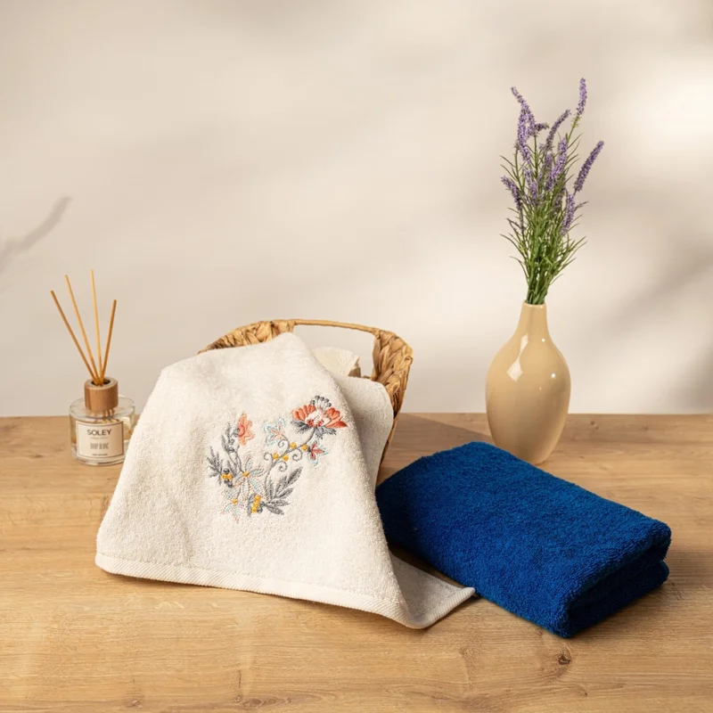 Soley | Ilay | Cotton Embroidered Hand Towel Set