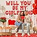 Seenelling Will You Be My Girlfriend Balloon Proposal Decor 24 LED Flameless Tealight Heart Candle 2000 Artificial Rose Petals Love Balloon for Engagement Wedding Decor Romantic Special NightRed - Image 4