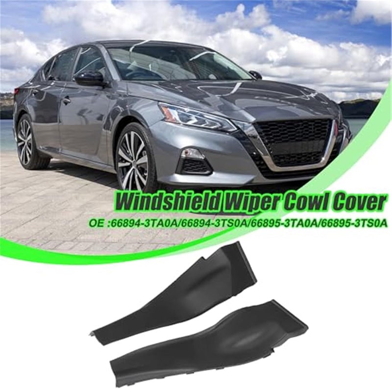 QASULER Windshield Wiper Cowl Cover Trim for Nissan Altima - Image 4