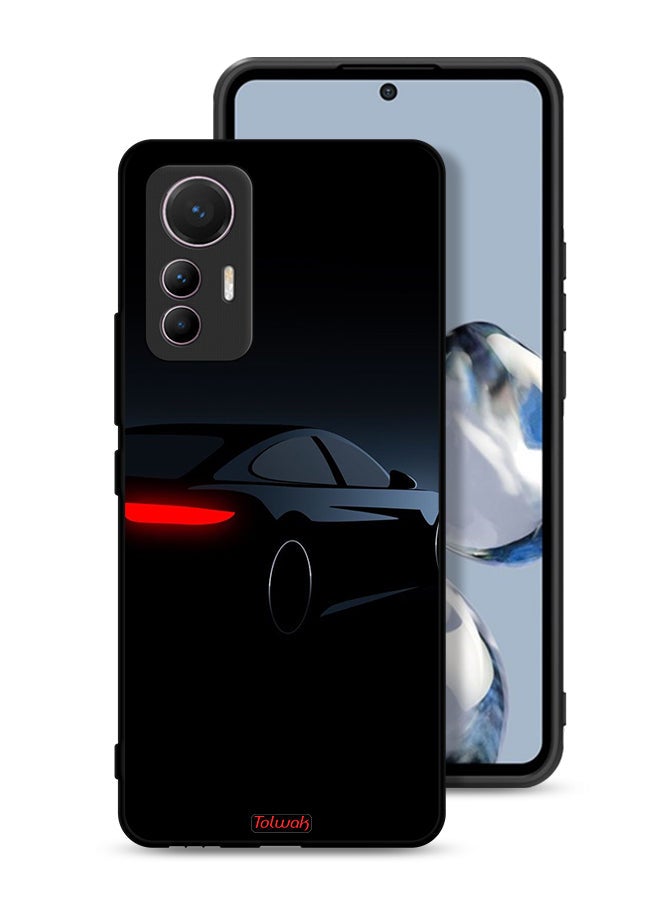 Tolwak Xiaomi 12 Lite Protective Case Cover Dark Car - Image 1