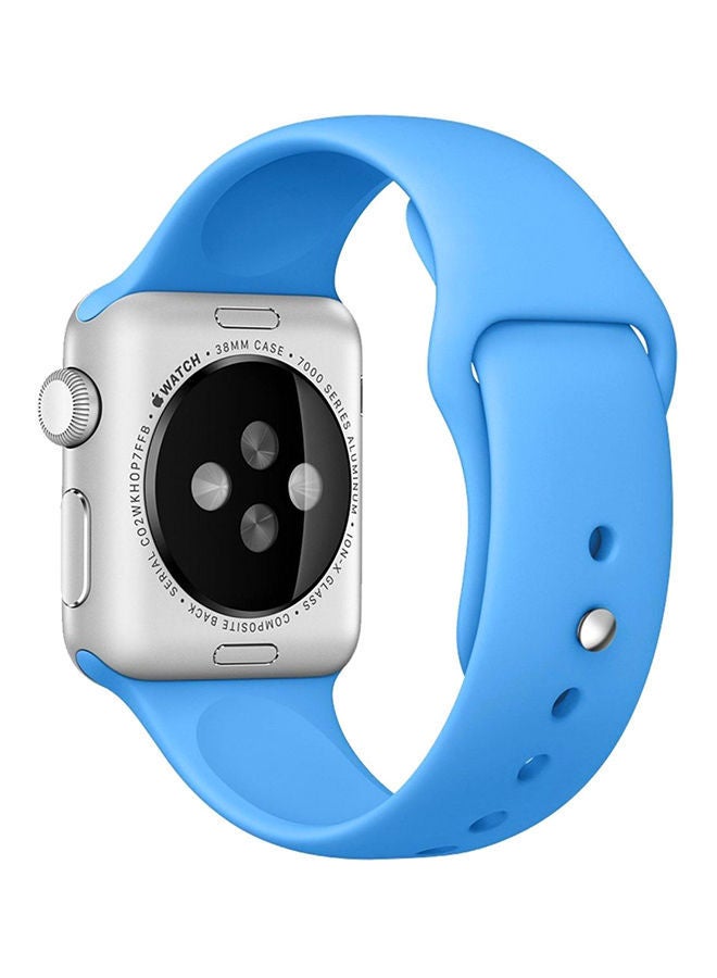 NIBEMINENT Wrist Band For Apple Smart Watch 42 mm Blue - Image 1