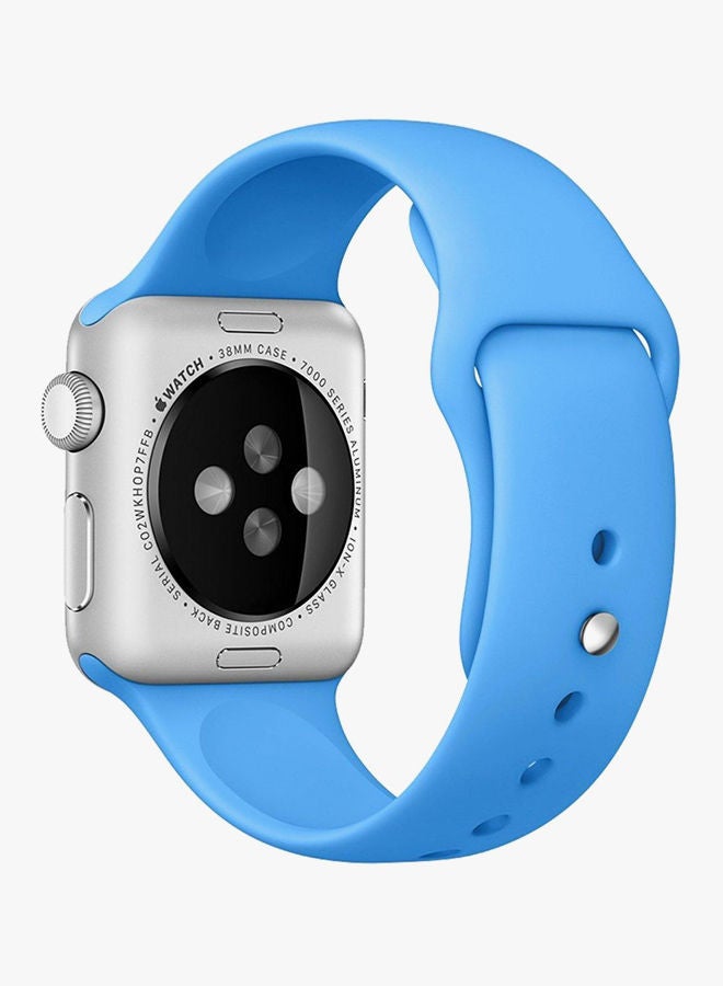 NIBEMINENT Wrist Band For Apple Smart Watch 42 mm Blue - Image 2