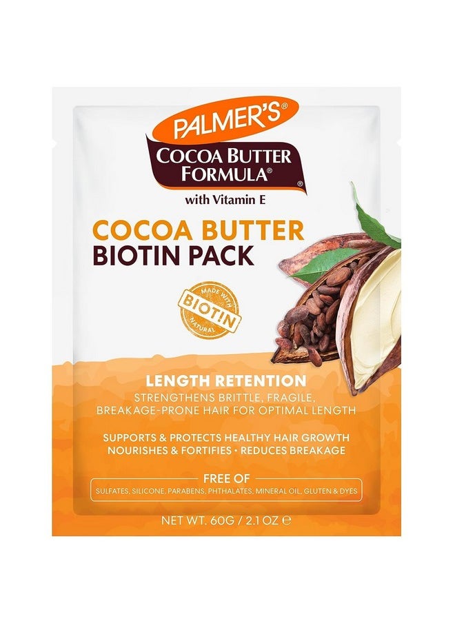 PALMER'S - Cocoa Butter & Biotin Length Retention Biotin Pack, 60G (Pack Of 2) - Image 1