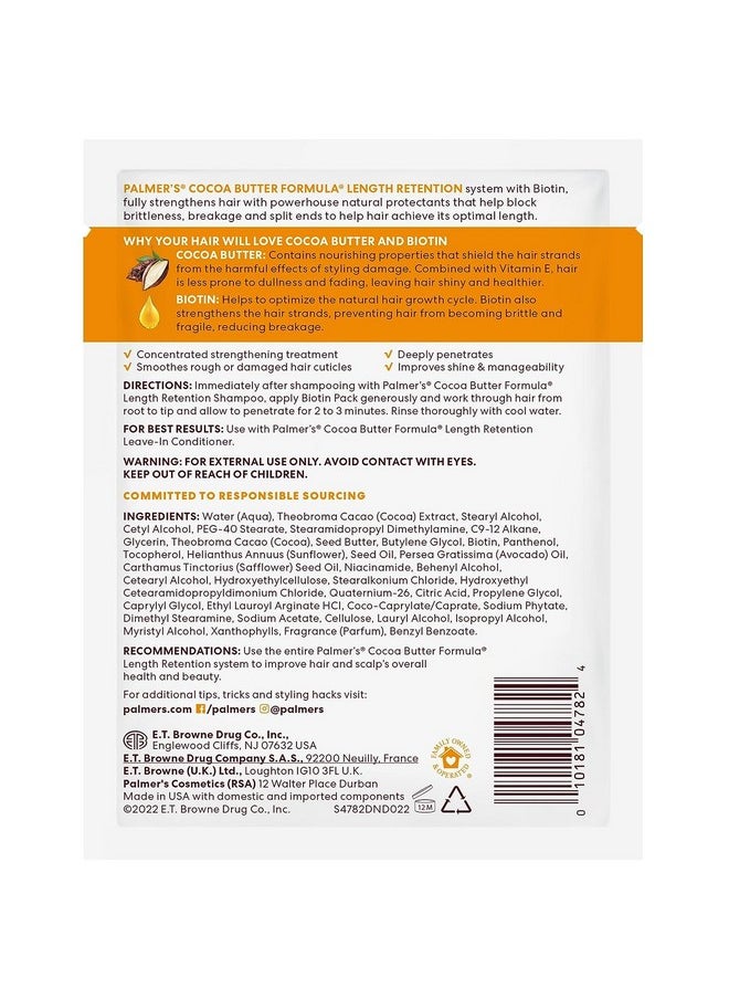 PALMER'S - Cocoa Butter & Biotin Length Retention Biotin Pack, 60G (Pack Of 2) - Image 1