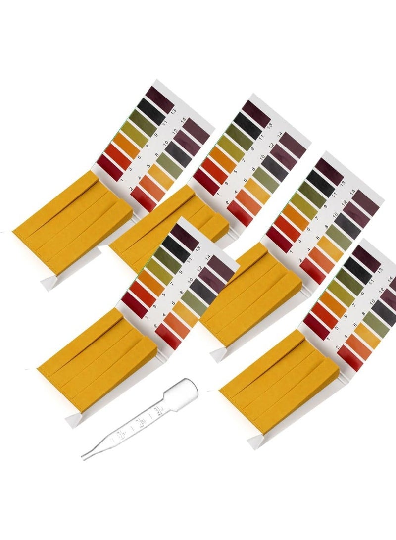 RAHAYM Litmus PH Test Strips 400 Strips, Professional Universal pH1-14 Test Paper, for Teaching, Student, Chemistry Experiment, Saliva Urine Water Soil  Diet pH Monitoring - Image 1