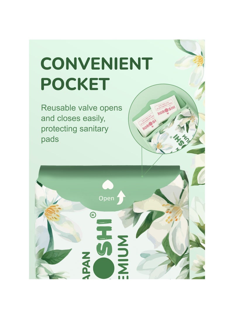 Kokoshi بطانات داخلية فاخرة للنساء – 160 مم | بطانات داخلية رقيقة للغاية، مضادة للحساسية، قابلة للتنفس، راحة يومية للبشرة الحساسة - Image 3