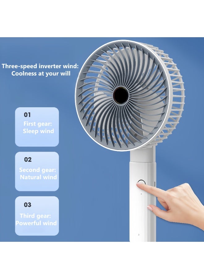 Multi-Functional Portable Rechargeable Clip Fan, Table Fan, Hanging Fan, Handheld Fan - Image 2