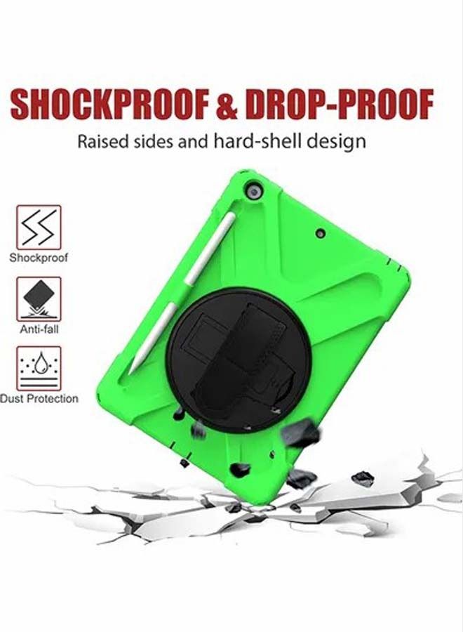 Rock Pow Case for  iPad 10.2 Case 2021 iPad 9th/2020 iPad 8th/2019 iPad 7th Generation Case, Rugged Heavy Duty Shockproof Rotatable Kickstand Protective Cover for 10.2" iPad 9th/8th/7th Gen - Image 4