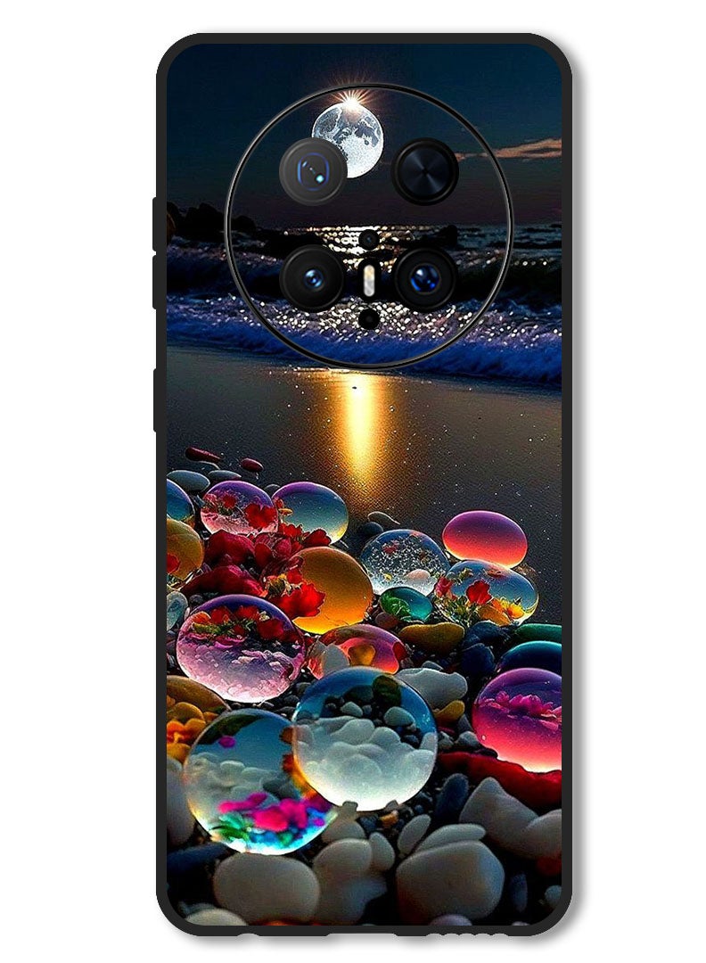 Theodor Case Compatible with Huawei Mate 70 Pro/ 70 Pro + Protection Shockproof Bumper Cover Stone Beach - Image 1