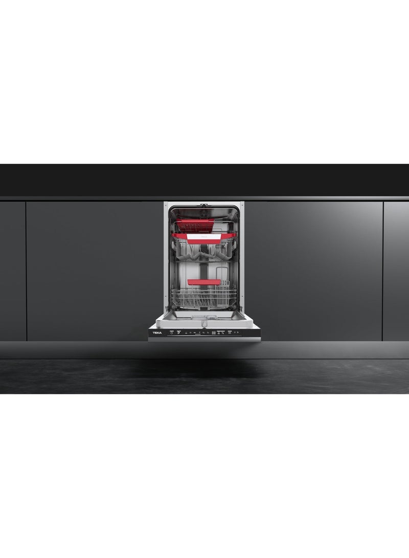 TEKA DFI 44800 Fully integrated compact dishwasher with 10 place settings and 6 programs 10 L 2100 W 114310010 white - Image 4
