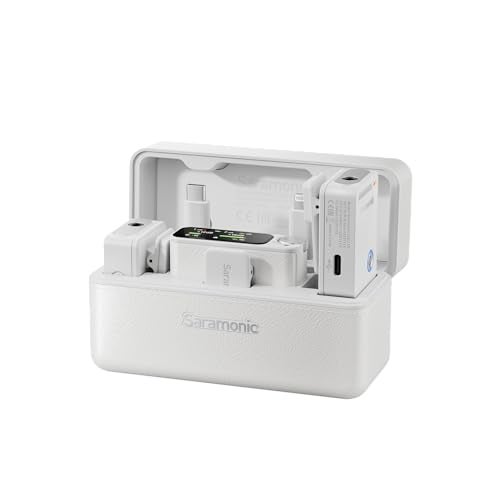 Saramonic Ultra Wireless Lavalier Microphone, 32-Bit Float Recording, Timecode Sync, Noise Cancellation, IPX5 Water Resistance, 984’ Range, 130dB SPL, for Cameras, Smartphones, Computers (ULTRA02) - Image 3