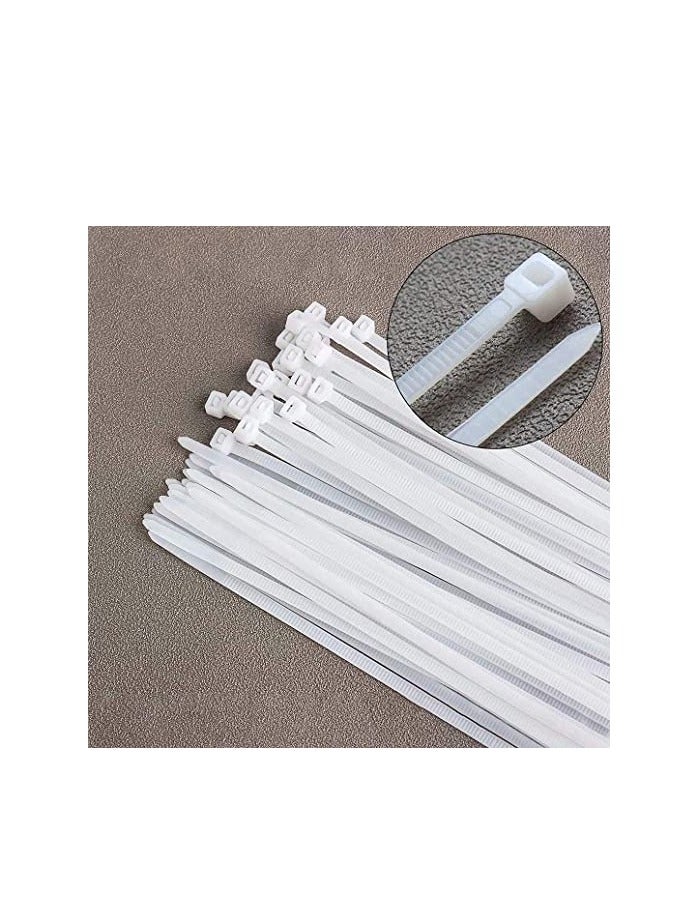 Loquat 100-Pieces Cable Management Nylon Wire Zip Ties/200mm - Image 3
