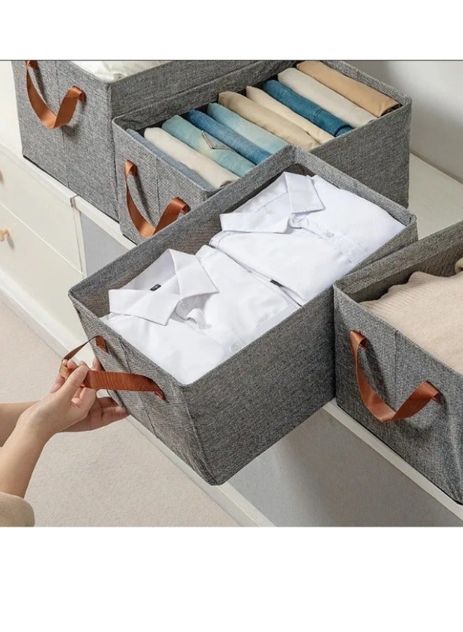 1pc Multi-use Transparent Lid Storage Box for Clothes, Pants, Toys and Miscellaneous Foldable Objects 44*30*20cm - Image 3