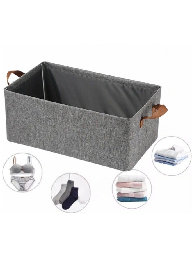 1pc Multi-use Transparent Lid Storage Box for Clothes, Pants, Toys and Miscellaneous Foldable Objects 44*30*20cm - Image 2