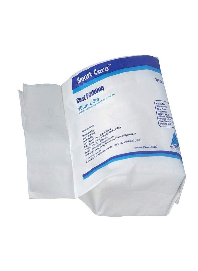 SMARTCARE Cast Padding 10 cm, 3 Meter (Pack of 6) - Premium White Cast Padding for Comfortable Healing - Image 3