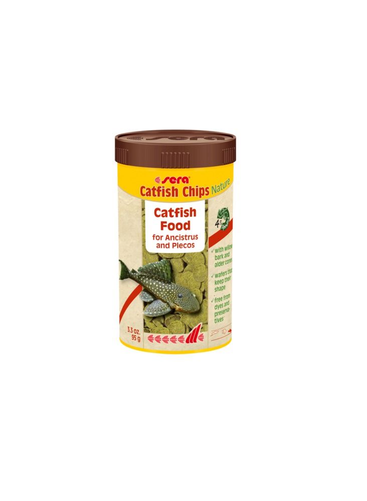 Sera Chips Nature Staple Food For Catfish 95G
