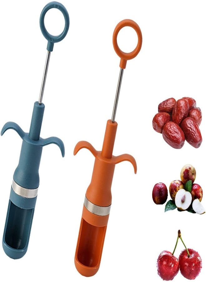 Cherry Pitter Tool, Portable Fruit Pitter Tool, Red Date Jujube Cherry Corer Remover Seed Tool, Multi-Function Fruit Corer For Home Kitchen, 2 Pcs - pzsku/Z22623A7B22F6DB3FB065Z/45/_/1716203480/6134721f-6c6d-4e21-b15d-d48dfc9a9dbb