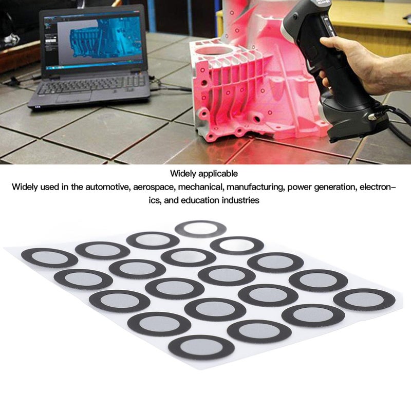 200 Pcs 12mm ID 19mm OD 3D Scanner Positioning Targets Scanning Marker Dots - Image 4